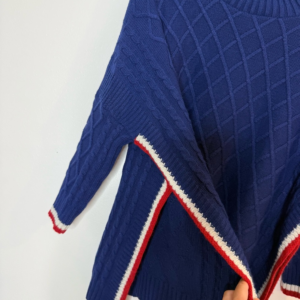 Mersea The Sailor Sweater with Tipping Navy and Red Nautical Stripe Coastal - Picture 6 of 8